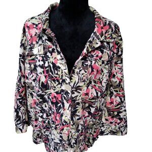 Christopher & Banks shirt/jacket (shacket) size XL - see description